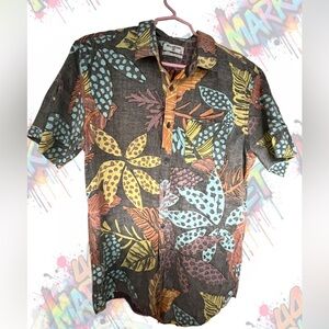 Billabong Multicolor Leaf Print Shirt